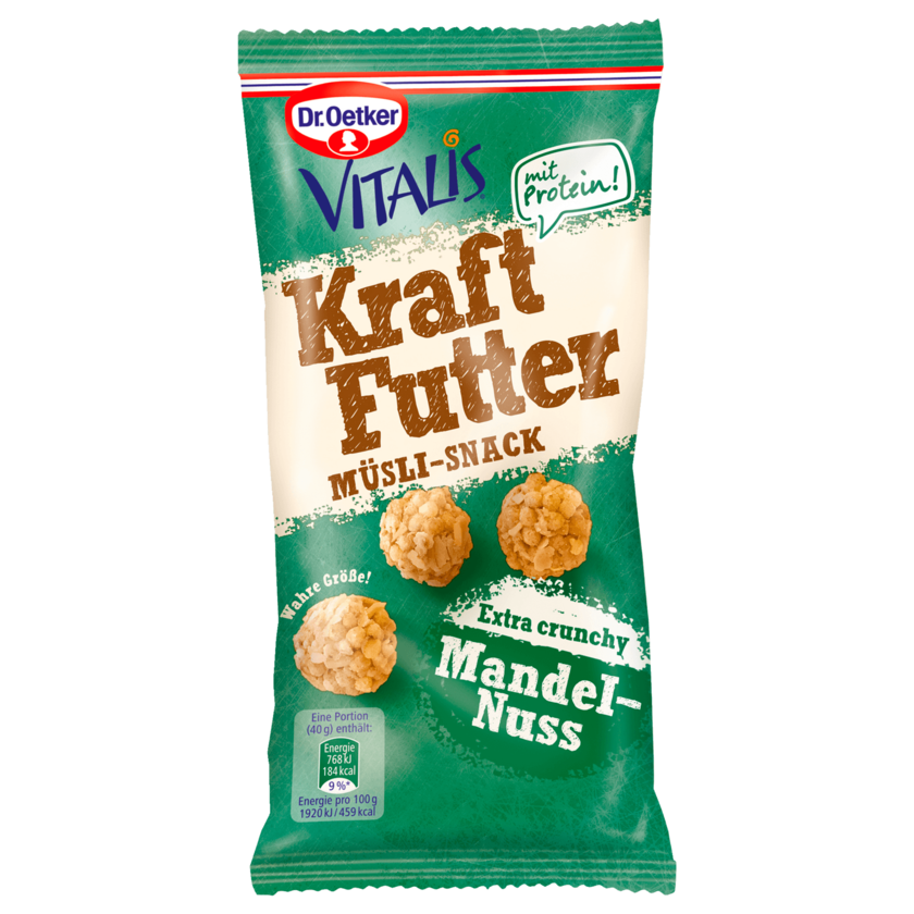Dr. Oetker Vitalis Kraft Futter Mandel-Nuss 40g